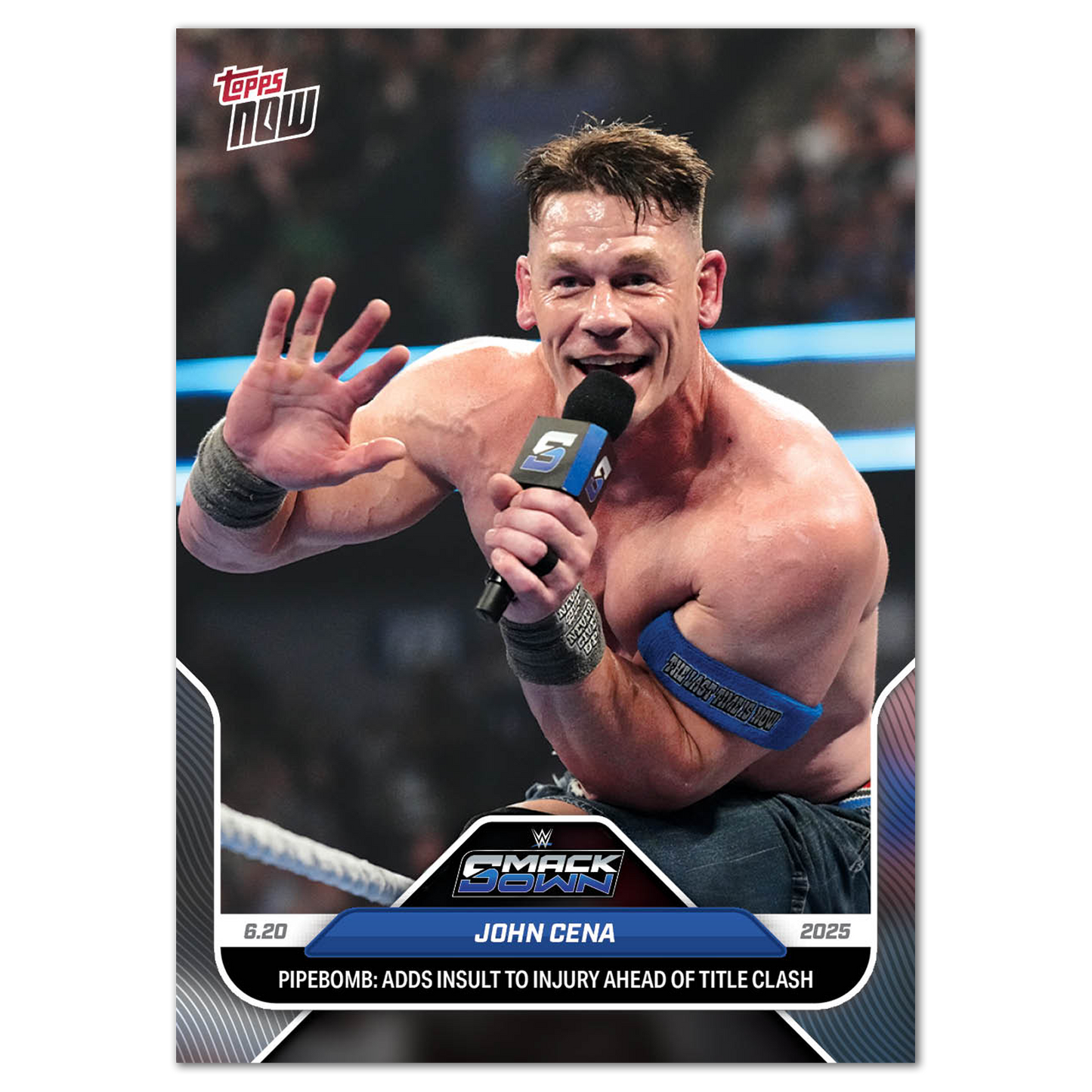 John Cena - 2025 WWE Topps NOW® - Card 70