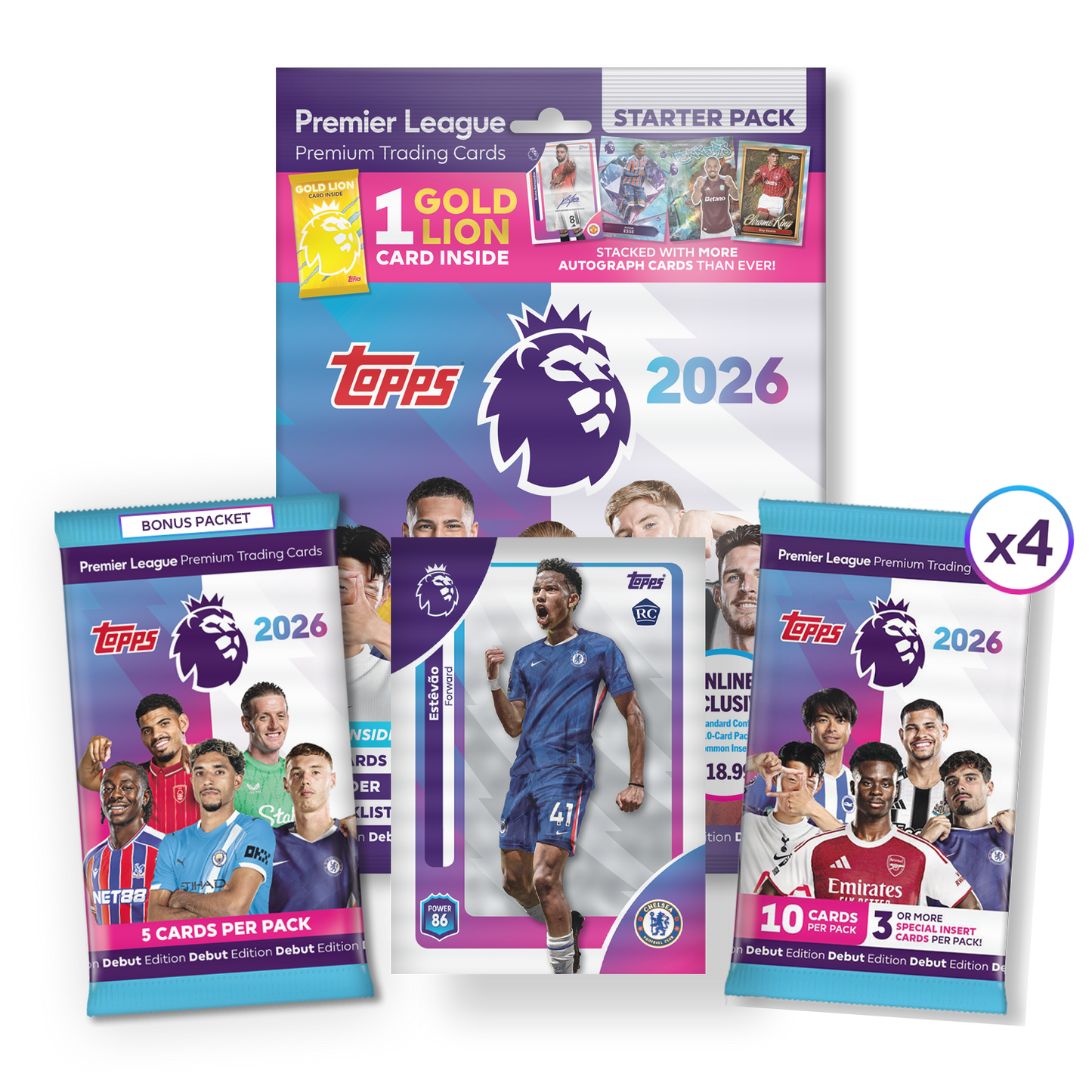 Topps Premier League 2026 - Edición Debut - Starter Bundle