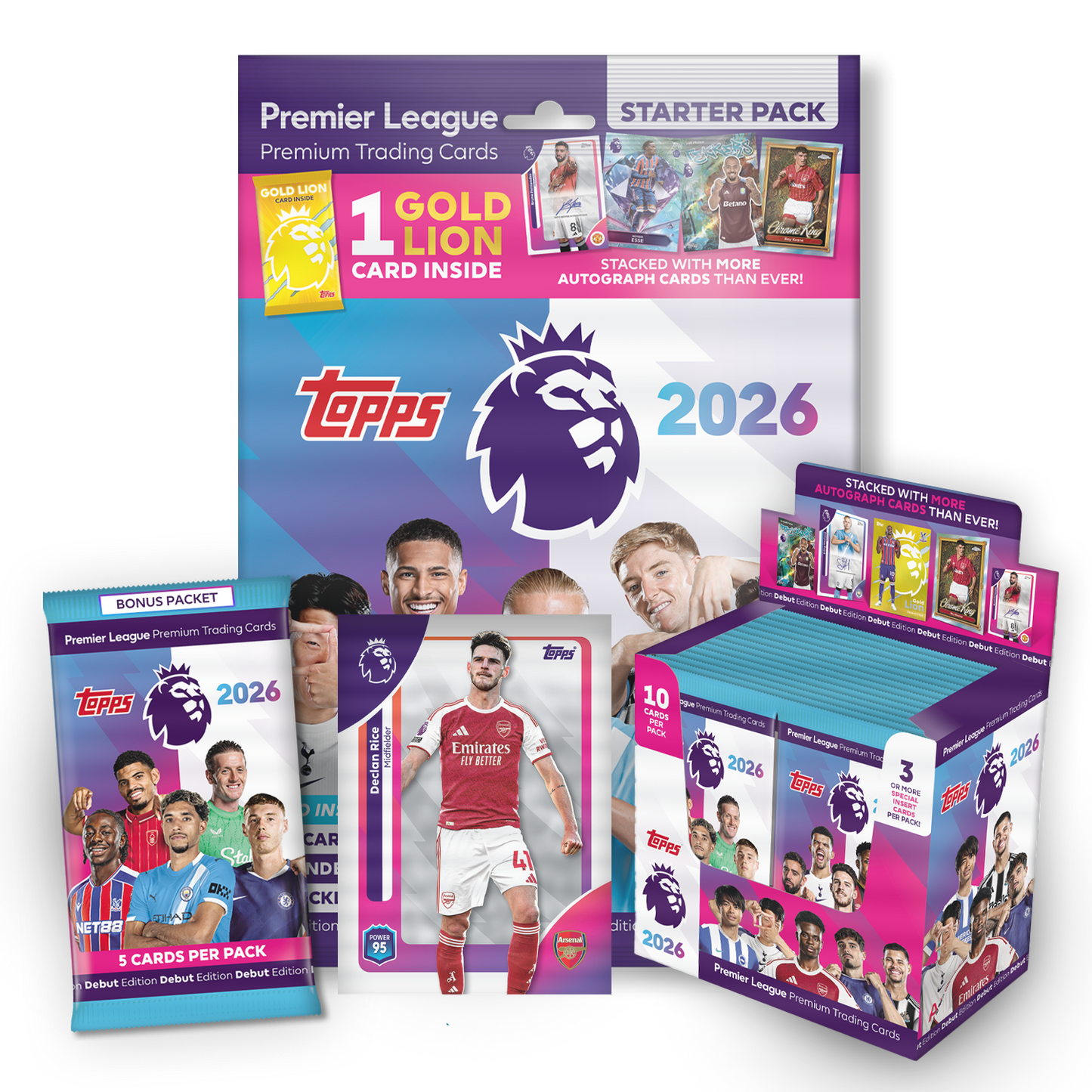 Topps Premier League 2026 - Edición Debut - Mega Starter Bundle