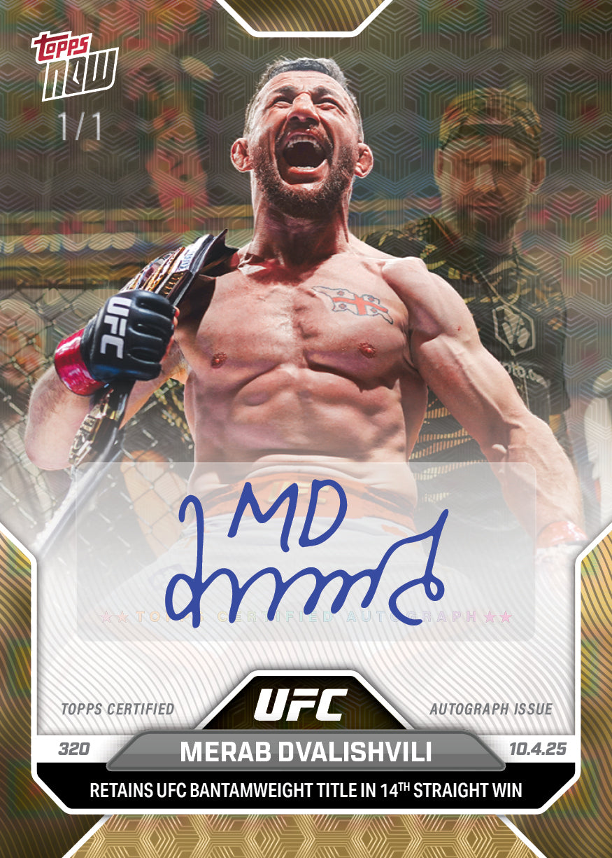 Merab Dvalishvili - 2025 UFC Topps NOW® - Card 32