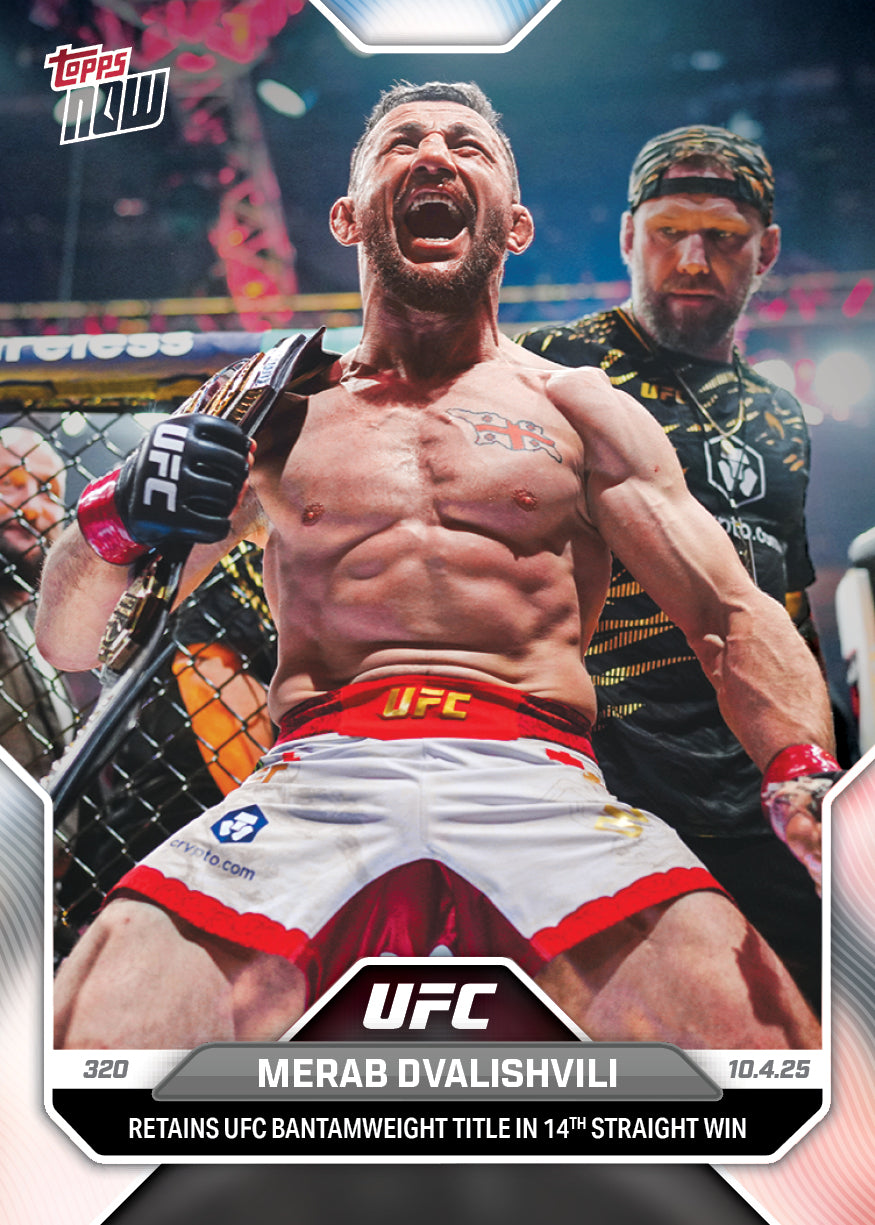 Merab Dvalishvili - 2025 UFC Topps NOW® - Card 32