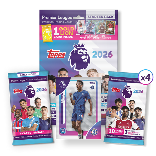 Topps Premier League 2026 - Edición Debut - Starter Bundle
