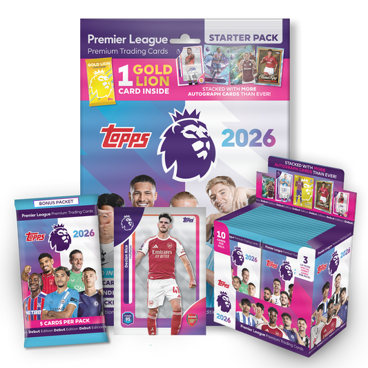 Topps Premier League 2026 - Edición Debut - Mega Starter Bundle